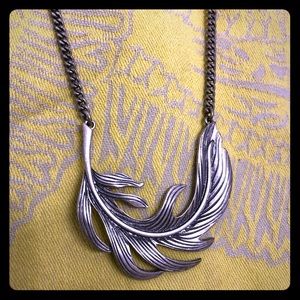 BCBG generation feather necklace